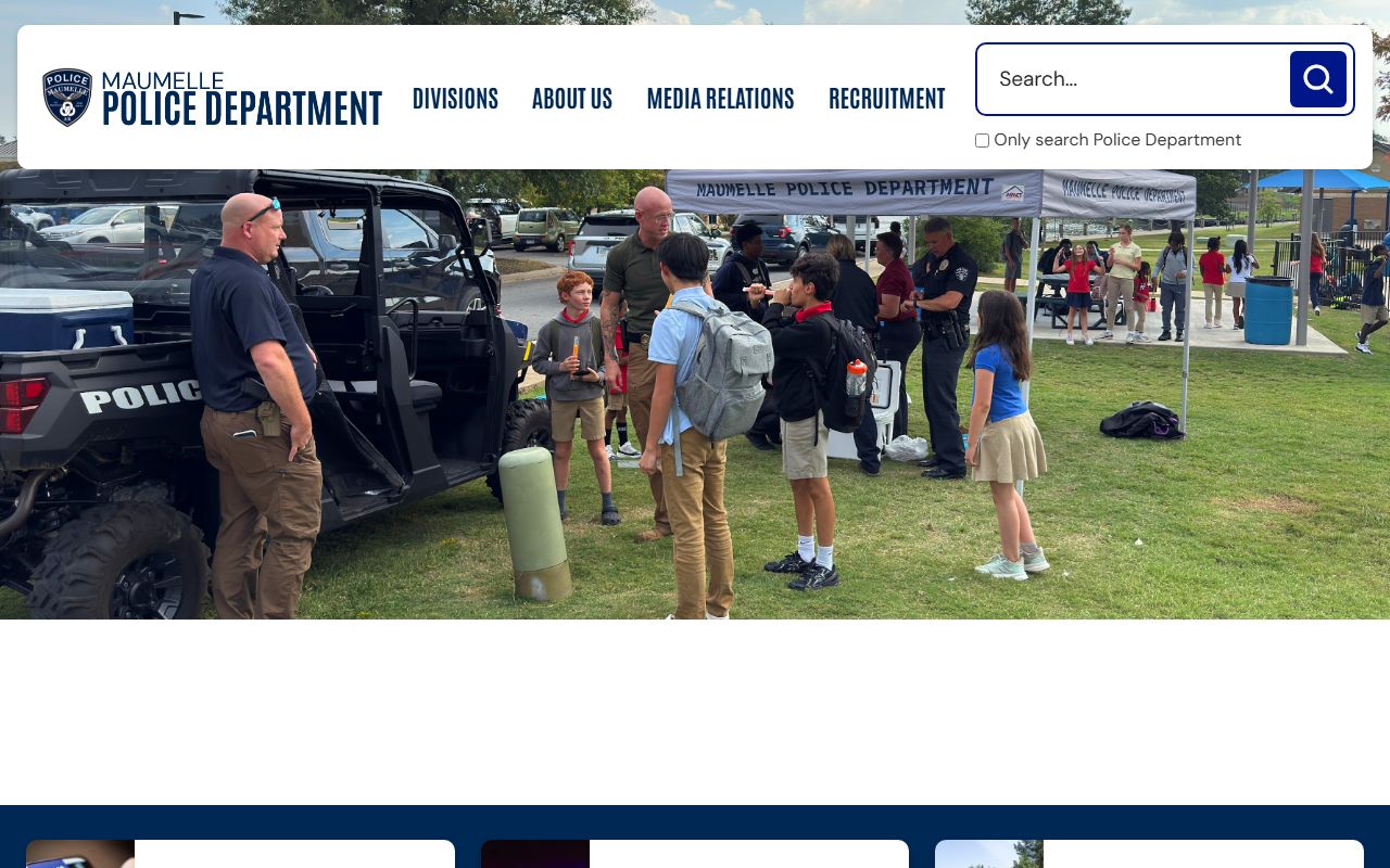 Maumelle Police Department phone directory