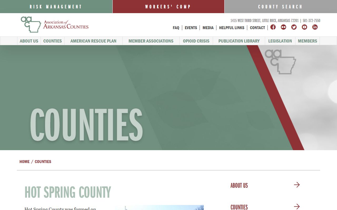 Hot Spring County Assessor phone directory