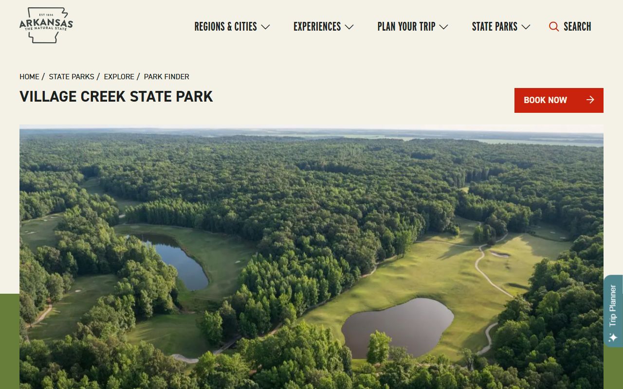 St. Francis County Village Creek State Park phone directory Arkansas